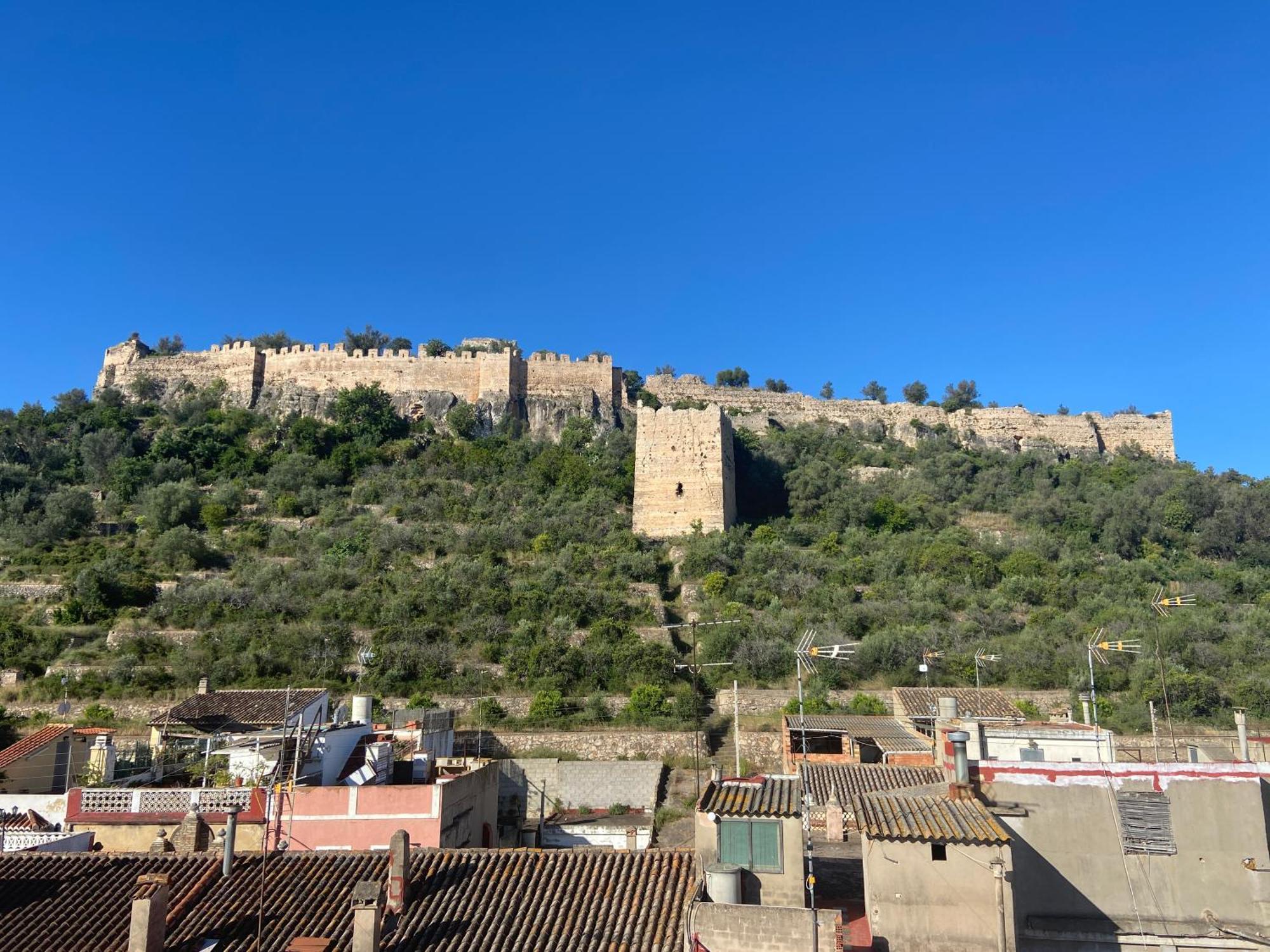Casa Con Jacuzzi Y Piscina Con Vistas Al Castillo Corbera de Alcira ภายนอก รูปภาพ