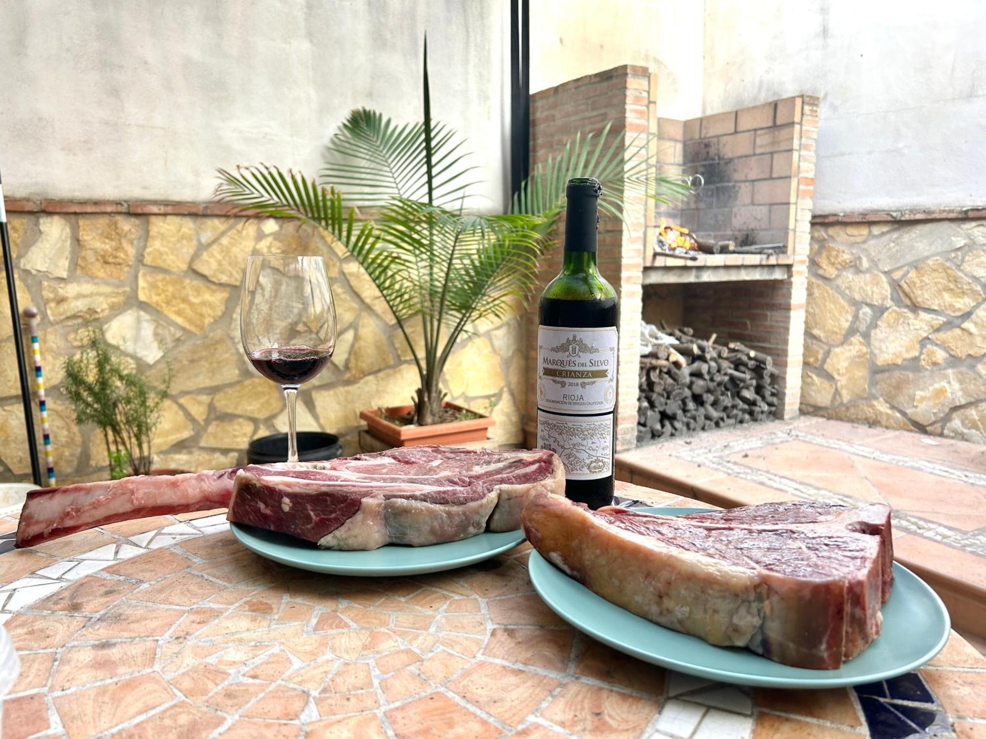 Casa Con Jacuzzi Y Piscina Con Vistas Al Castillo Corbera de Alcira ภายนอก รูปภาพ