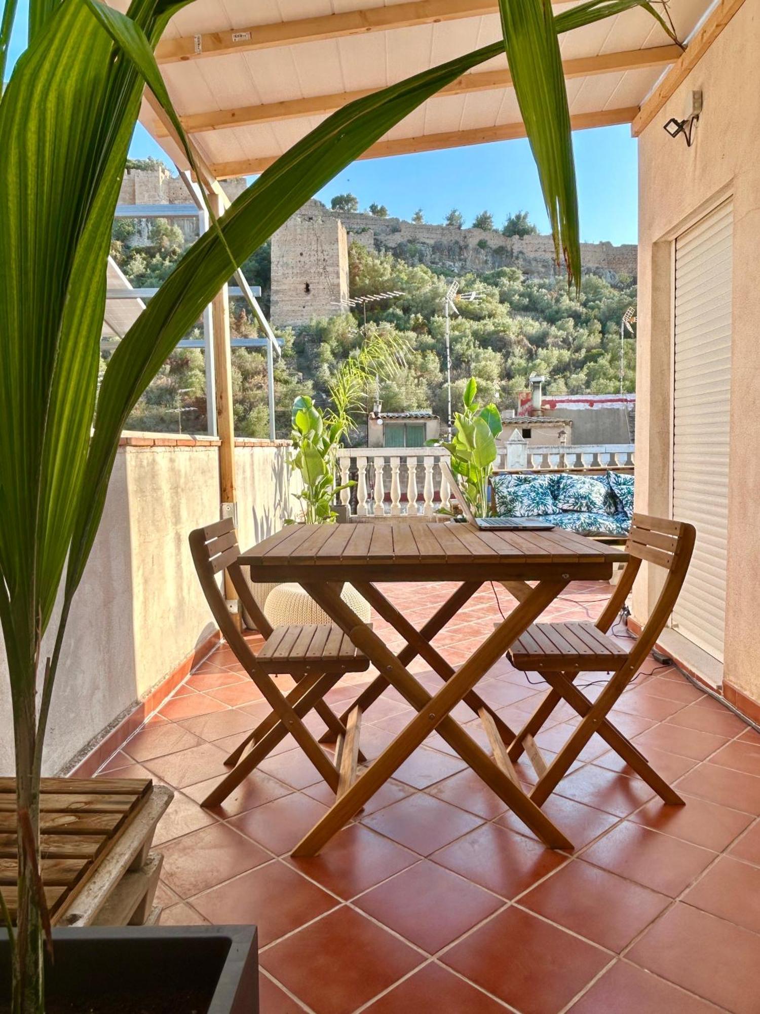 Casa Con Jacuzzi Y Piscina Con Vistas Al Castillo Corbera de Alcira ภายนอก รูปภาพ